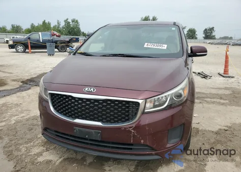 2016 Kia Sedona Lx z USA, uszkodzony, nr VIN KNDMB5C17G6085844